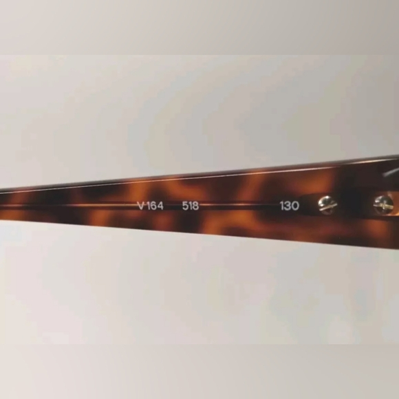 Valentino Tortoise Gold Eyeglasses Frames V164 518 130 - Picture 9 of 13